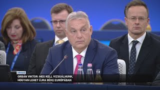 Orbán Viktor meg kell vizsgálnunk hogyan lehet újra béke Európában [upl. by Roswell822]