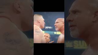 Brock Lesnar vs Goldberg 2004 vs 2016 shorts brocklesnar [upl. by Iccir]