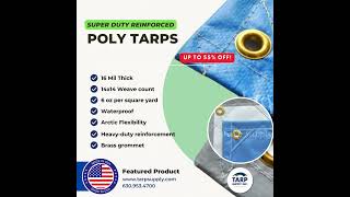 SUPER DUTY REINFORCED POLY TARPS [upl. by Divd883]