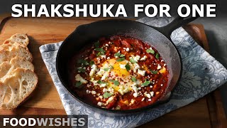 Shakshuka for One  Food Wishes [upl. by Allenrad698]