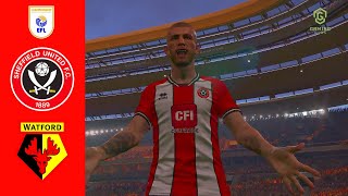 Sheffield United vs Watford Highlights  EFL Championship 202425 [upl. by Rosalia813]