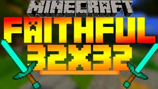 Minecraft Faithful 32x32 Texture Pack  111112 [upl. by Colbye]