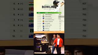 Mens Test Bowling Official Rankings👀msdhoniviratkohlicskmsdcrickettrendingreactionrespect [upl. by Read]