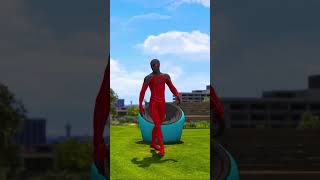 GTA 5  Venom Nee Spidy ko Maraa 😱  shorts gta cartoon shortsfeed treanding viral [upl. by Ardni]