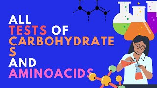 ALL TESTS OF PROTEIN AMINOACIDS AND CARBOHYDRATES IN ONE VIDEO  JEE MAINS 2022  BITSAT [upl. by Tadeas]