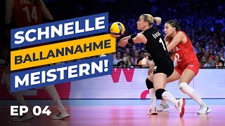 Entdecken Sie das Geheimnis perfekter schneller Annahme  Internationale VolleyballAkademie EP04 [upl. by Ramsay]