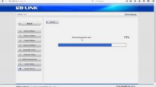 Reboot and reset system on LB link router [upl. by Lorenza225]