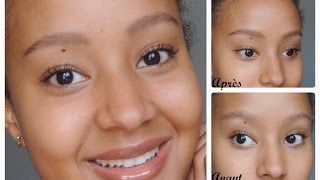 ♡Routine sourcils pour débutante  épilation et remplissage♡ [upl. by Elockcin]