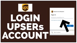 UPSers Login  How to Login UPS Employee Portal 2023 [upl. by Baras986]