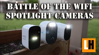 Arlo Essential Spotlight Cam vs Eufy Cam 2C vs Reolink Argus 3  Which WIFI Camera is BETTER [upl. by Sakul901]