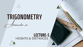 Application of Trigonometry Heights and Distances Class 10 Ncert Solutions CbseIcse [upl. by Ynnad]