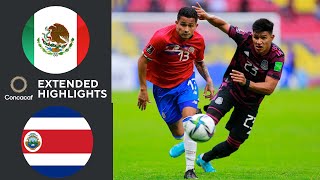 Mexico vs Costa Rica Extended Highlights  CONCACAF WCQ  CBS Sports Golazo [upl. by Ocirderf196]