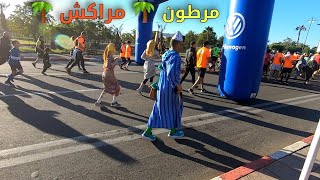 Marathon international de Marrakech 42195 km [upl. by Irolam184]