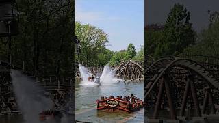 One of our favourites Flying Dutchman at efteling rollercoaster waterride themepark [upl. by Styles]