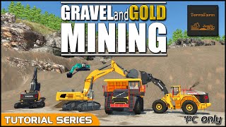 HOW TO Mining with Terrafarm  Elk Mountain  Farming Simulator 22 [upl. by Doowron]