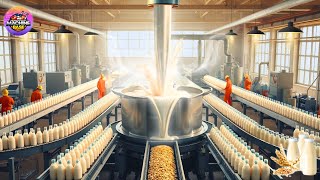 How Oat Milk Is Made In Factory l Oat Milk Factory Process [upl. by Edgell]