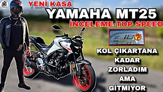 YENİ KASA MT25 İNCELEME VE TOP SPEED amp ESKİ KASA KADAR GİTMİYOR VE ÇOK YAKIYOR  OLMAMIŞ YAMAHA [upl. by Idou581]