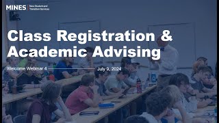 Welcome Webinar Class Registration amp Academic Advising [upl. by Mitch]