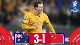 Important win for Australia  Australia  China PR  Highlights  AsianQualifiers  Road To 26 [upl. by Dimitry]