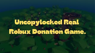 New Uncopylocked Donation game  Real Donation [upl. by Chud]