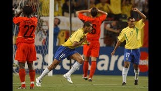 Brasil 2x0 BÃ©lgica 17062002  Oitavas de final Copa de 2002 [upl. by Otrepur246]