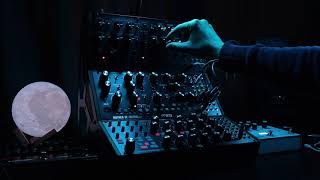 Moog Sound Studio Ambient Live Modular Performance Mother32 DFAM Subharmonicon [upl. by Enailil551]