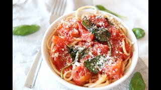 How To Make 5 Ingredient Pantry Marinara Recipe [upl. by Enyamrahs]