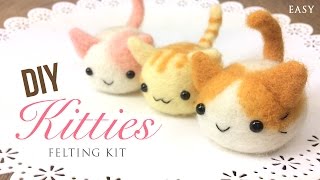 Kawaii DIY Kittens  Relaxing ASMR Craft Tutorial [upl. by Houston]