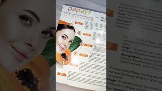 affordable facial kitPapaya Facial kit reviewyoutube ytshorts shorts short facialkit viral [upl. by Oderfigis]