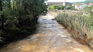 Spéciale intempéries dans le Gard  Crues et inondations à Alès [upl. by Nadabus]