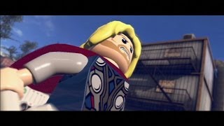 LEGO Marvel Super Heroes Walkthrough Part 7  Bifrosty Reception [upl. by Ymiaj]