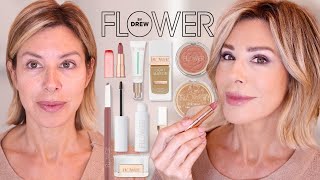 Trying Flower Beauty Products  Drew Barrymores Drugstore Makeup Line  Dominique Sachse [upl. by Dolphin757]