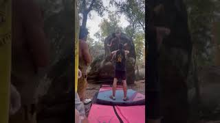 La power Lolotte Isatis Fontainebleau bouldering [upl. by Powder644]