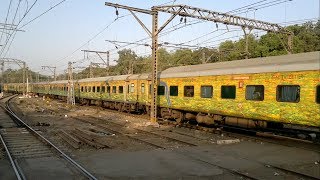 12261 Mumbai CST  Howrah AC Duronto Express captured at Kalyan [upl. by Cortie]