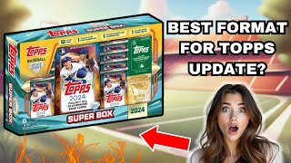 BUY THESE NOW 2024 Topps Update Super Box Review [upl. by Atteloiv]