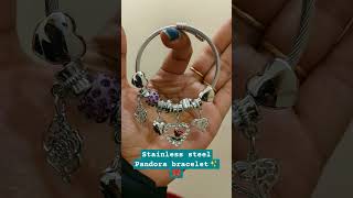 Pandora bracelet at 150trendingshorts smallbussiness braceletmaking fyp viralshorts [upl. by Cirde]