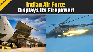 Watch Thrilling Visuals Of Indian Air Forces Fighter Jets In Pokhran  Exercise Vayu Shakti24 [upl. by Cassil]