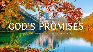 Gods Promises Piano Instrumental Music With Scriptures amp Autumn Scene 🍁CHRISTIAN piano [upl. by Voe]