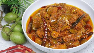 জলপাইয়ের ঝাল আচার রেসিপি  Jolpai er Jall Achar Spicy🔥Olive Pickle Recipe [upl. by Cila]