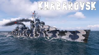 World of WarShips Khabarovsk  5 Kills 202K Damage [upl. by Glialentn269]