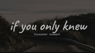 if you only knew  Alexander stewart  Speed up song [upl. by Meingolda]