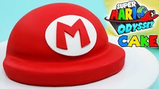 MARIO ODYSSEY HAT CAKE ft iJustine  NERDY NUMMIES [upl. by Jaime]