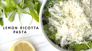 Lemon Ricotta Pasta [upl. by Delahk]