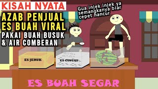 AZAB PENJUAL ES BUAH VIRAL PAKAI BUAH BUSUK DAN AIR COMBERAN  SINETRON AZAB [upl. by Trinia]