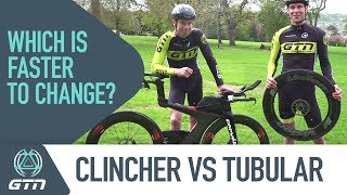 Clincher Vs Tubular  Which Tyre Is Faster To Change [upl. by Winser397]