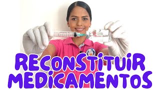 ¿CÓMO RECONSTITUIR O DILUIR UN MEDICAMENTO LIOFILIZADO [upl. by Aninaj15]