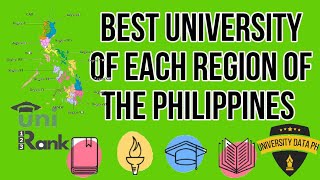 Best University of each Region of the Philippines based on UniRank 2022 [upl. by Edithe385]