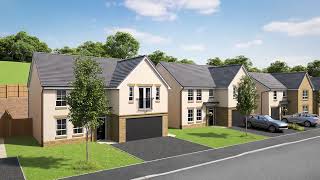 Seven Sisters Cambusbarron CGI Tour  David Wilson Homes [upl. by Zilada]