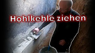 Hohlkehle ziehen  Keller isolieren und dämmen [upl. by Flynn]