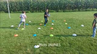 Rugby  lecture du jeu et motricité U10 USEP [upl. by Adah]